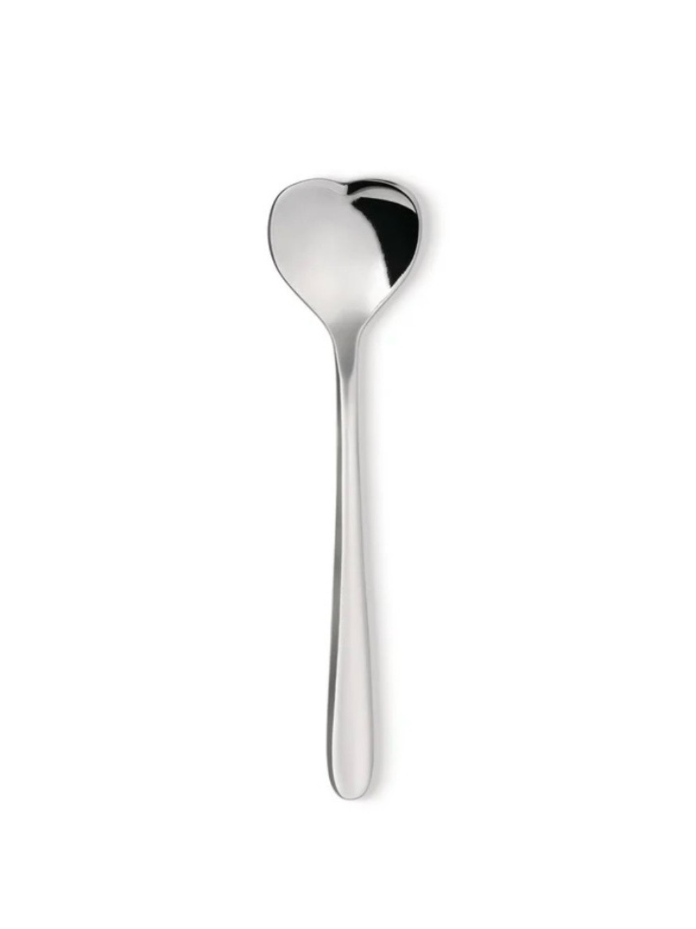 2 x ALESSI Heart Shaped Tea Coffee Spoon Stainless Steel NWT